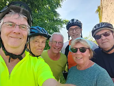 Mitglieder der neuen VCD-Initiative erkunden die geplanten Alltagsrouten in Rehlingen-Siersburg. Foto: vcd