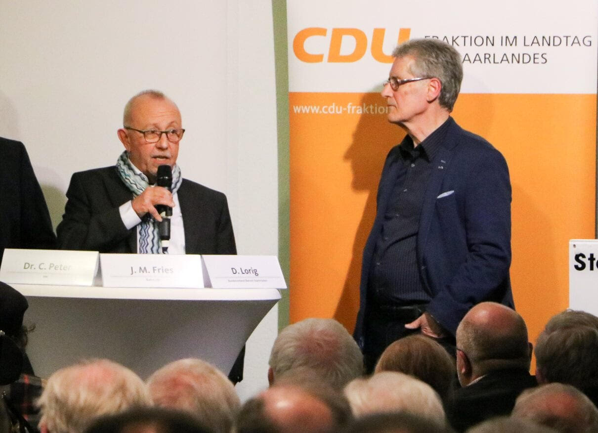 Franz-Josef Berg, Bürgermeister von Dillingen/Saar und Dr. Jürgen Albers