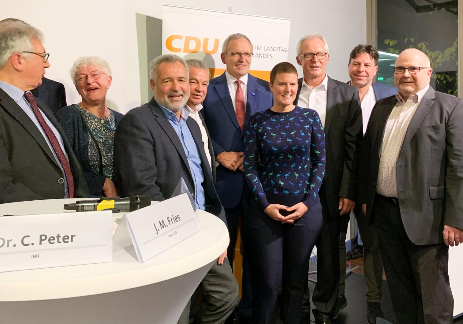 Stark vertreten waren auch Repräsentanten aus Lothringen mit u. a. Denis Paysan, Bürgemeister von Bouzonville